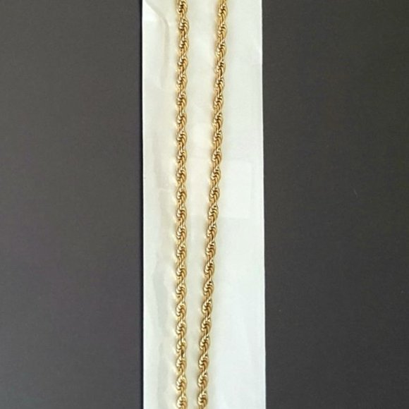 Rope Chain Gold Stainless steel 5mm - Picture 4 of 4